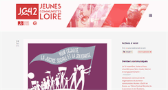 Desktop Screenshot of jeunes-communistes-42.org